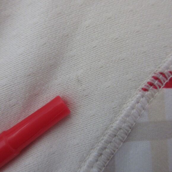 San Soleil Top Plaid Mock Neck Zip UPF 50 Mesh Golf Outdoor Hike Camp - Picture 9 of 14